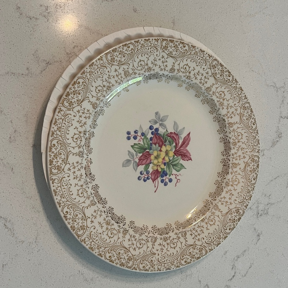 Royal China Warrented, Crafton 9 inch plate.
